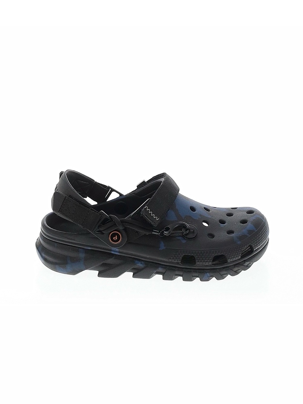 CROCS x Post Malone Duet max rigged sole womens Black & Navy Camo Clog